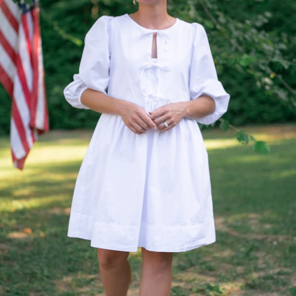 Lake pajamas white dress xs